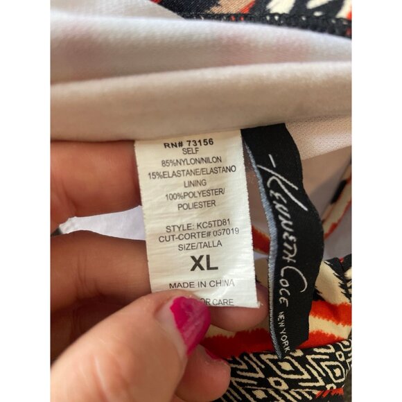 Kenneth Cole New York printed Bikini Top padded - Picture 4 of 4